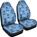 Island Surfer Car Seat Covers (Bright Blue)  - FREE SHIPPING