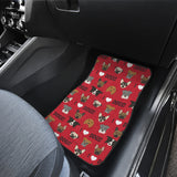 I Love Dogs Car Floor Mats (Red, Front & Back) - FREE SHIPPING