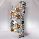 Dogs Galore Hooded Blanket - FREE SHIPPING