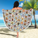 Dogs Galore Beach Blanket - FREE SHIPPING