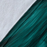 Calavera Fresh Look Design #3 Throw Blanket (Ice Blue Aquamarine) - FREE SHIPPING