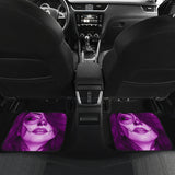 Calavera Fresh Look Design #3 Car Floor Mats (Purple Amethyst, Front & Back) - FREE SHIPPING