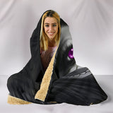 Calavera Fresh Look Design #4 Hooded Blanket (Purple) - FREE SHIPPING