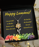Sunflower Necklace Lammas Gift, Wiccan Jewelry, Lughnasadh, Lughnasa, August Eve, Feast Of Bread, Harvest Home, Gŵyl Awst, First Harvest