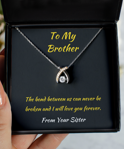 Brother to sales sister necklace