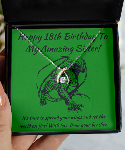 18th birthday gift necklace - FREE ENGRAVING