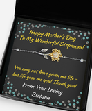Sunflower Bracelet Stepmom Mothers Day Gift, Stepmom Gift, Funny Stepmom Gift, Gift From Stepson, Stepmother Jewelry Present