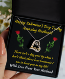 Love Dancing Necklace Saint Valentine's Day Gift To Husband From Husband, Valentine Day Jewelry, Gay Romantic Valentines Gift For Him