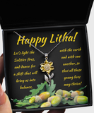 Sunflower Necklace Litha Gift, Wiccan Jewelry, Midsummer, Midsummer’s Eve, Gathering Day, St. John’s Day, St. John’s Eve, Summer Solstice