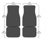 Fancy Pants Cat (Brown) Car Floor Mats (Front & Back) - FREE SHIPPING